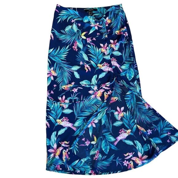 Forever 21 tropical maxi skirt size small - Picture 3 of 15